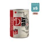 Lata de 400 g de D-Day de ternera para gatos adultos de Disugual