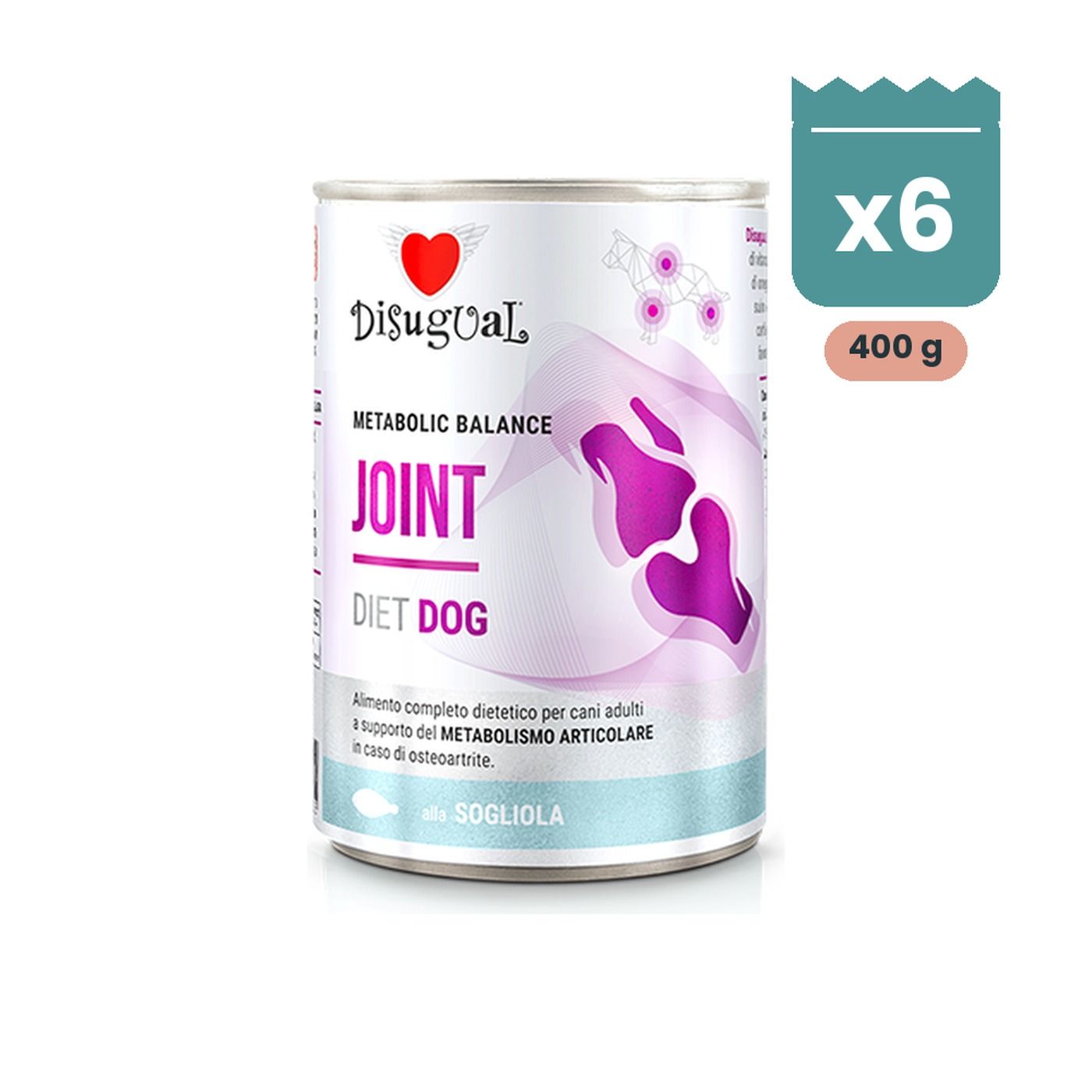 Disugual Latas Joint de Lenguado para Perros Pack Ahorro 6x400 g Disugual Latas Joint de Lenguado para Perros Pack Ahorro 6x400 g