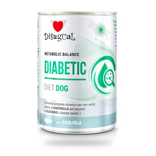 Disugual Latas Diabetic de Lenguado para Perros Pack Ahorro 6×400 Gr - unidad