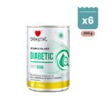 Lata Disugual Diabetic de pollo para perros, paté dietético de 400 g para el control de la glucosa