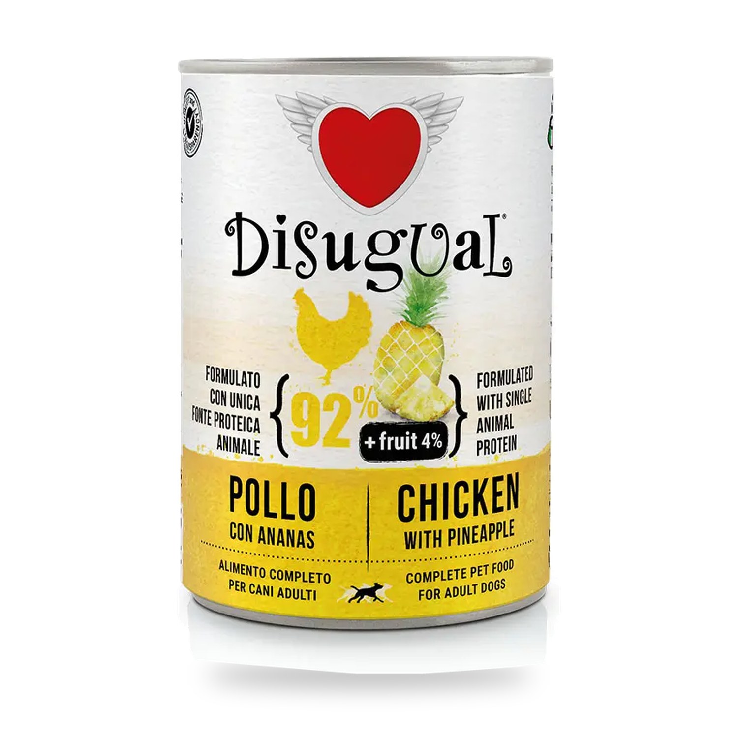 Disugual Latas Fruit de Pollo con Piña para Perros Pack Ahorro - unidad Disugual Latas Fruit de Pollo con Piña para Perros Pack Ahorro - unidad