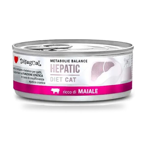 Disugual Latas Hepatic de Cerdo para Gatos Pack Ahorro 12×85 Gr - unidad