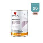 Lata Disugual Hepatic de pavo para perros, paté dietético de 400 g para la función hepática