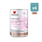 Lata Disugual Hypoallergenic de jabalí para perros, paté dietético de 400 g con calabaza