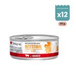 Lata de Disugual Intestinal de ternera para gatos, pack de 12 latas de 85 g en paté