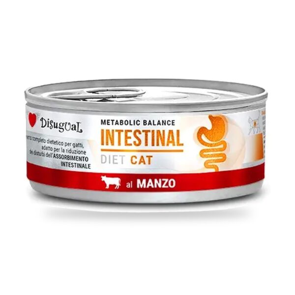 Disugual Latas Intestinal de Ternera para Gatos Pack Ahorro 12×85 Gr - unidad