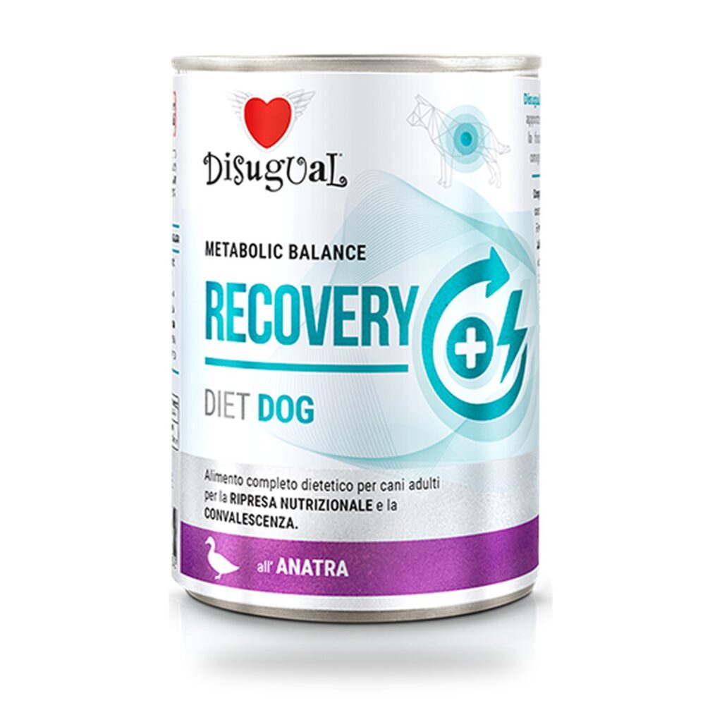 Disugual Latas Recovery de Pato para Perros Pack Ahorro 6×400 Gr - unidad