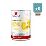 Lata Disugual Renal de ternera para perros, paté dietético de 400 g bajo en fósforo