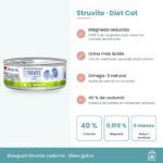 Infografía de Disugual Struvite de codorniz: 40 % de codorniz, magnesio reducido y orina acidificada