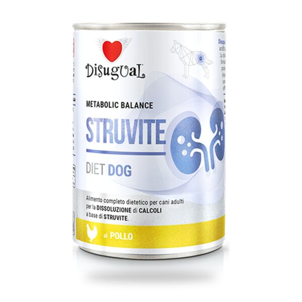 Disugual Latas Struvite de Pollo para Perros Pack Ahorro 6×400 Gr - unidad