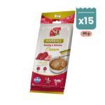 Farmina N&D Quinoa Hairball Creamy Treat Snack Cremoso de Pollo y Atún para Gatos 15x60 g