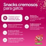 Farmina N&D Quinoa Senior Creamy Treat Snack Cremoso de Pollo y Atún para Gatos Sénior 15x60 g