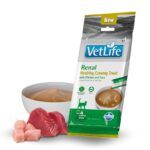 Farmina Vet Life Renal Creamy Treat Snack Cremoso de Pollo y Atún para Gatos 15x60 g
