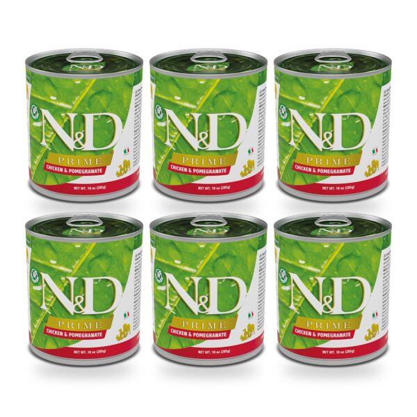 Farmina N&D Prime Pollo y Granada Comida Húmeda para Perros Pack 6×285 g