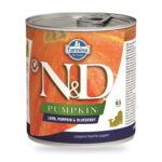 Farmina N&D Pumpkin Cordero, Calabaza y Arándanos Comida Húmeda para Cachorros Pack 6×285 g - unidad