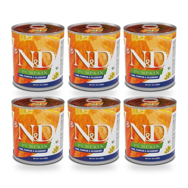 Farmina N&D Pumpkin Cordero, Calabaza y Arándanos Comida Húmeda para Perros Pack 6×285 g