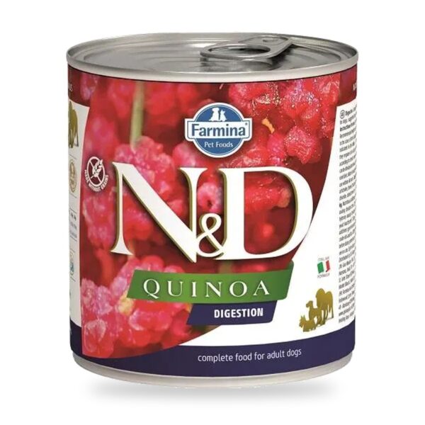 Farmina N&D Quinoa Digestion Cordero Comida Húmeda para Perros Pack 6×285 g - unidad