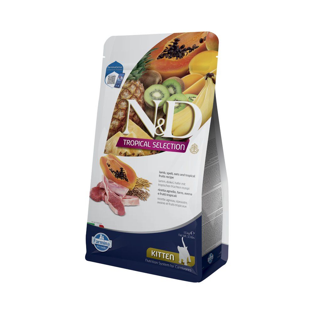 Farmina N&D Tropical Selection Cordero pienso para gatitos 1,5 kg Farmina N&D Tropical Selection Cordero pienso para gatitos 1,5 kg