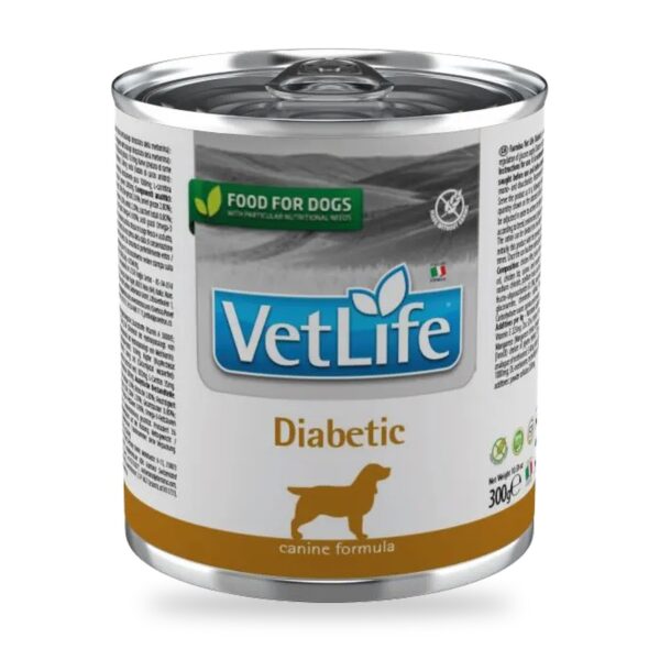 Farmina Vet Life Diabetic Comida Húmeda para Perros Pack 6×300 g - unidad