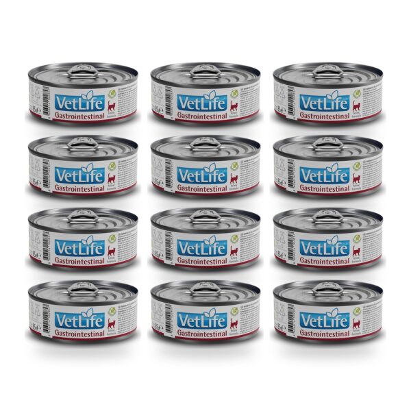 Farmina Vet Life Gastrointestinal Comida Húmeda para Gatos Pack 12×85 g