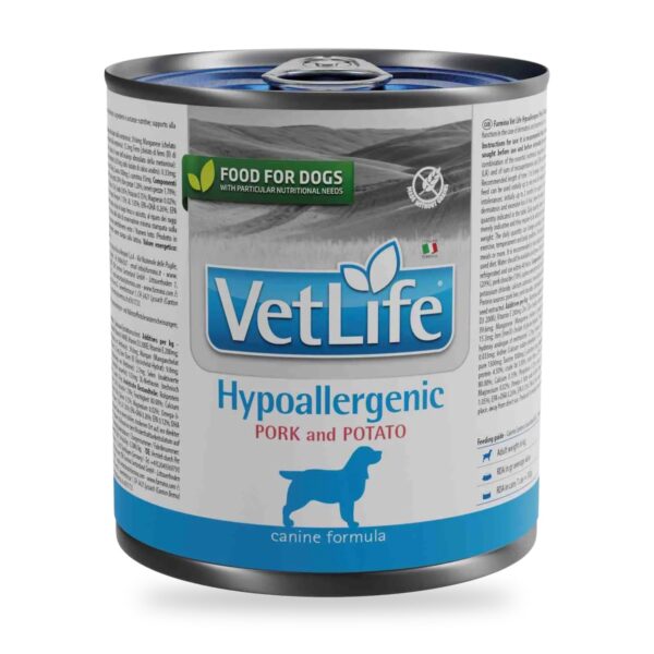 Farmina Vet Life Hypoallergenic Cerdo y Patata Comida Húmeda para Perros Pack 6×300 g - unidad