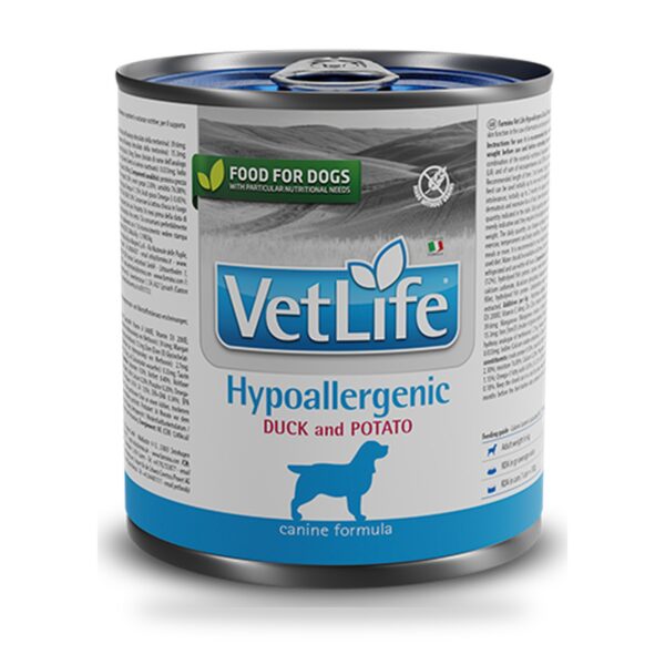 Farmina Vet Life Hypoallergenic Pato y Patata Comida Húmeda para Perros Pack 6×300 g - unidad