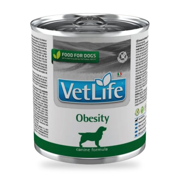 Farmina Vet Life Obesity Comida Húmeda para Perros Pack 6×300 g - unidad