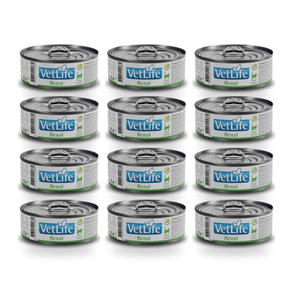Farmina Vet Life Renal Comida Húmeda para Gatos Pack 12×85 g