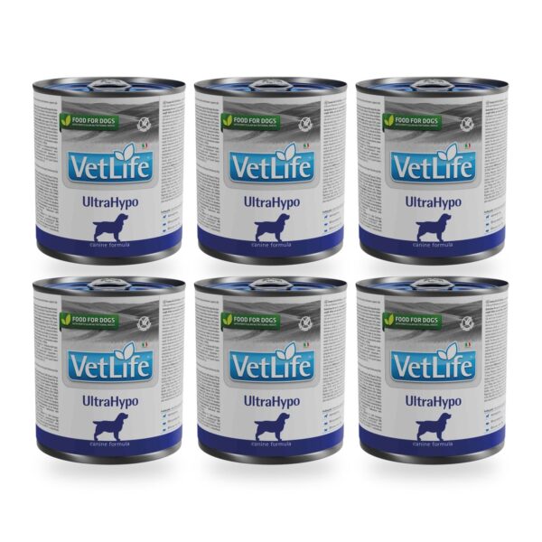 Farmina Vet Life UltraHypo Comida Húmeda para Perros Pack 6×300 g