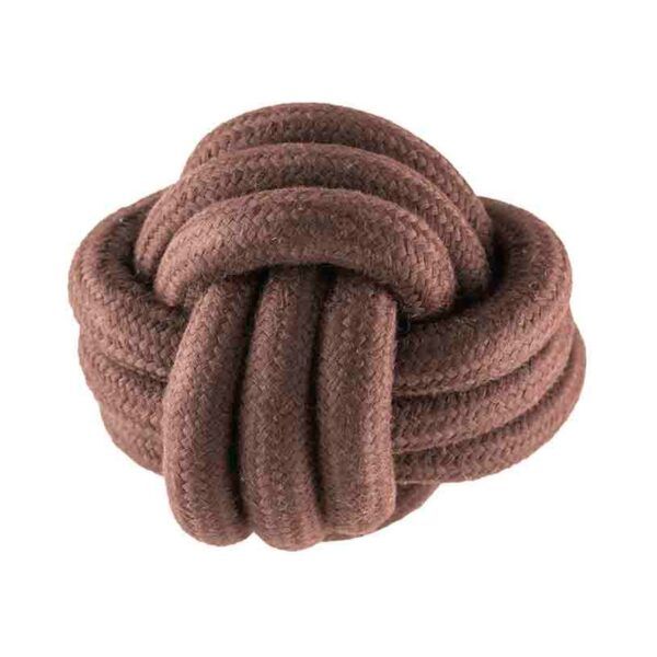 Freedog Pelota Strong Nudo Marrón 13 cm Para Perros