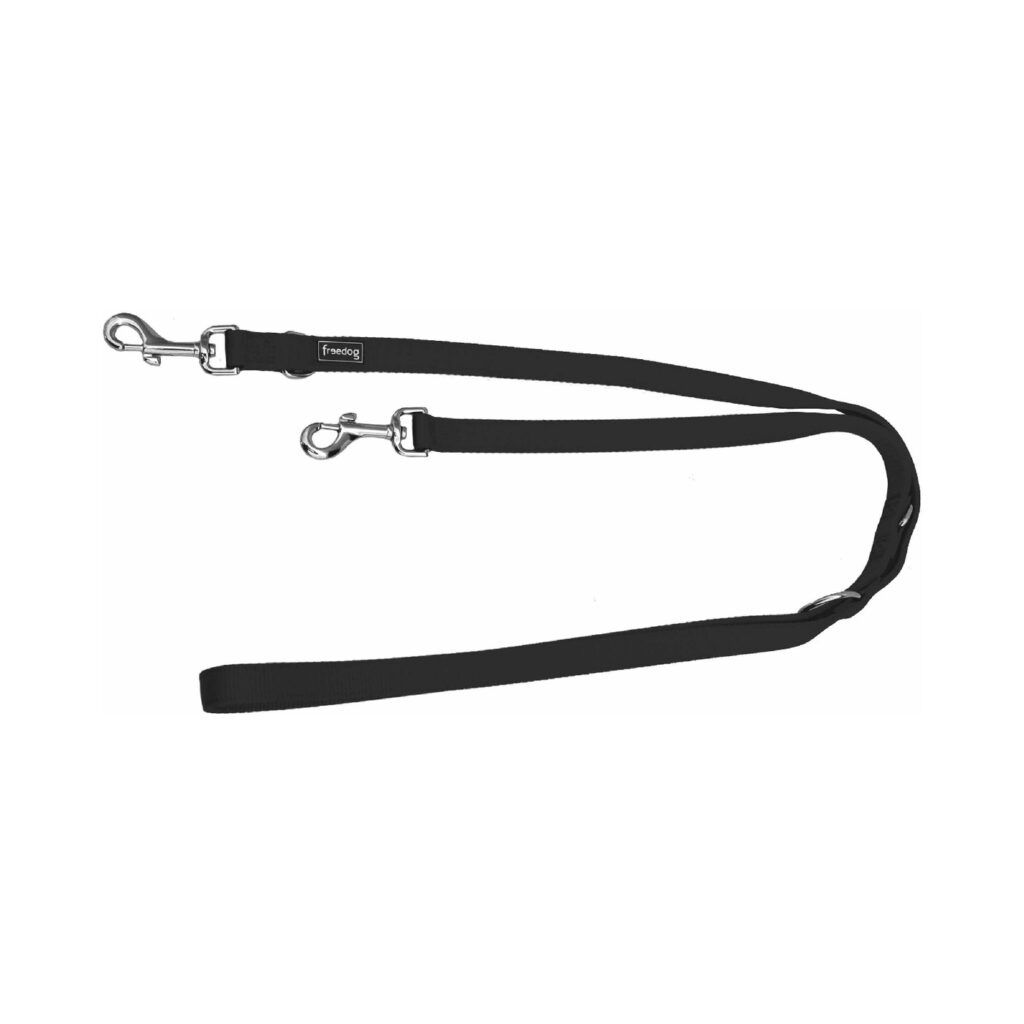 Freedog Correa Adiestramiento Neopreno Negro Para Perros