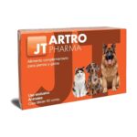 JT Pharma Artro Pharma suplemento articular en comprimidos y jarabe para perros y gatos (artro pharma 60 comprimidos)