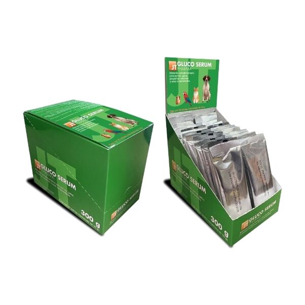 JT Pharma Glucoserum, caja de 30 sobres de 10 g para la rehidratación oral de mascotas (glucoserum 30 sobres 10 g)