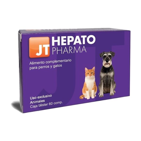 JT Pharma Hepato Pharma 60 comprimidos de apoyo hepático para perros y gatos (hepato pharma 60 comprimidos)