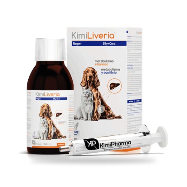 Kimipharma Kimiliveria suspensión oral apoyo hepático para perros y gatos 100 ml