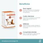 Beneficios de un vistazo de Kimipharma KimiAdapt 105: base vegetal, cuatro vitaminas, defensas, comprimido divisible