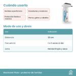 Cómo usar Bactrovet Plata: 20 cm, una o dos veces al día