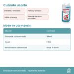 Cómo diluir Dissuade concentrado: 20 ml por litro de agua