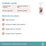 Cómo usar Dissuade Plus: pulverizar cada 24 a 48 horas