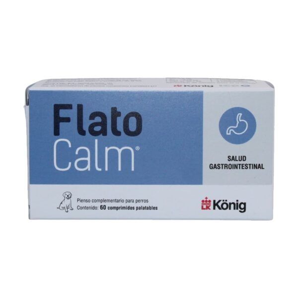 Flatocalm de König, 60 cápsulas para los gases y flatulencias del perro
