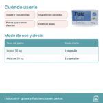 Dosis de Flatocalm según el peso del perro