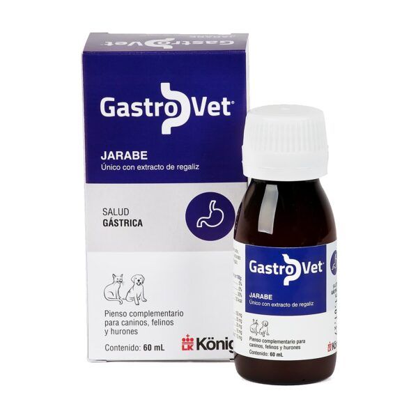 Gastrovet de König en jarabe de 60 ml y comprimidos, protector gástrico
