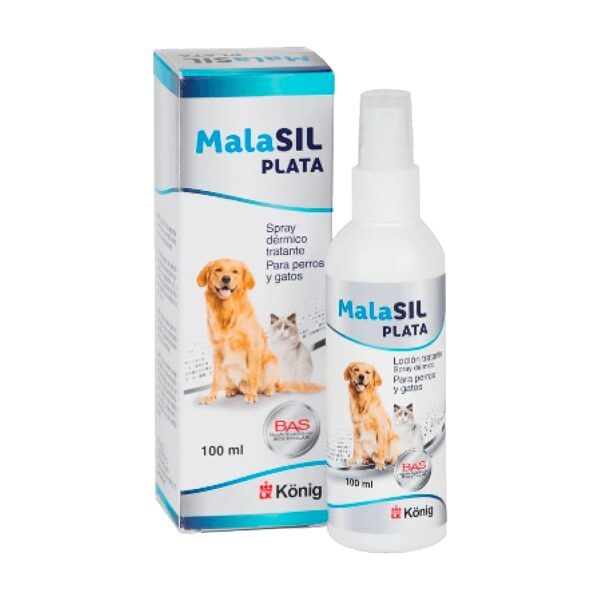 Malasil Plata spray de König para la piel seborreica de perros y gatos, 100 ml