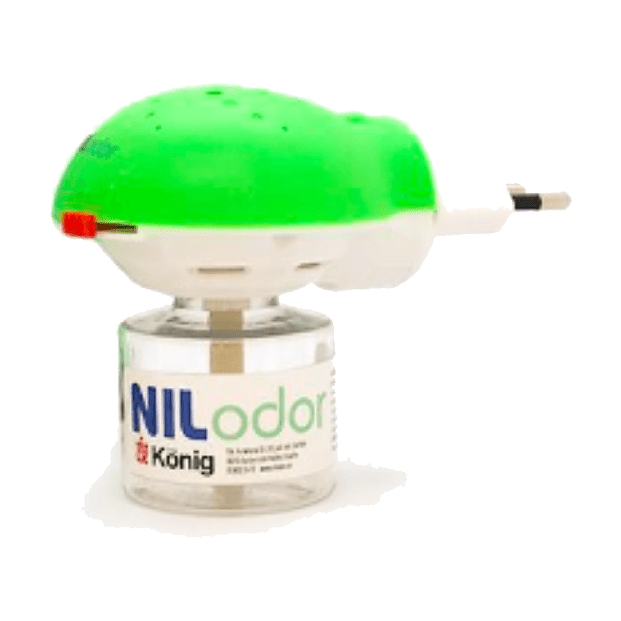 Difusor eléctrico Nilodor de König con recambio de 40 ml para eliminar olores Difusor eléctrico Nilodor de König con recambio de 40 ml para eliminar olores