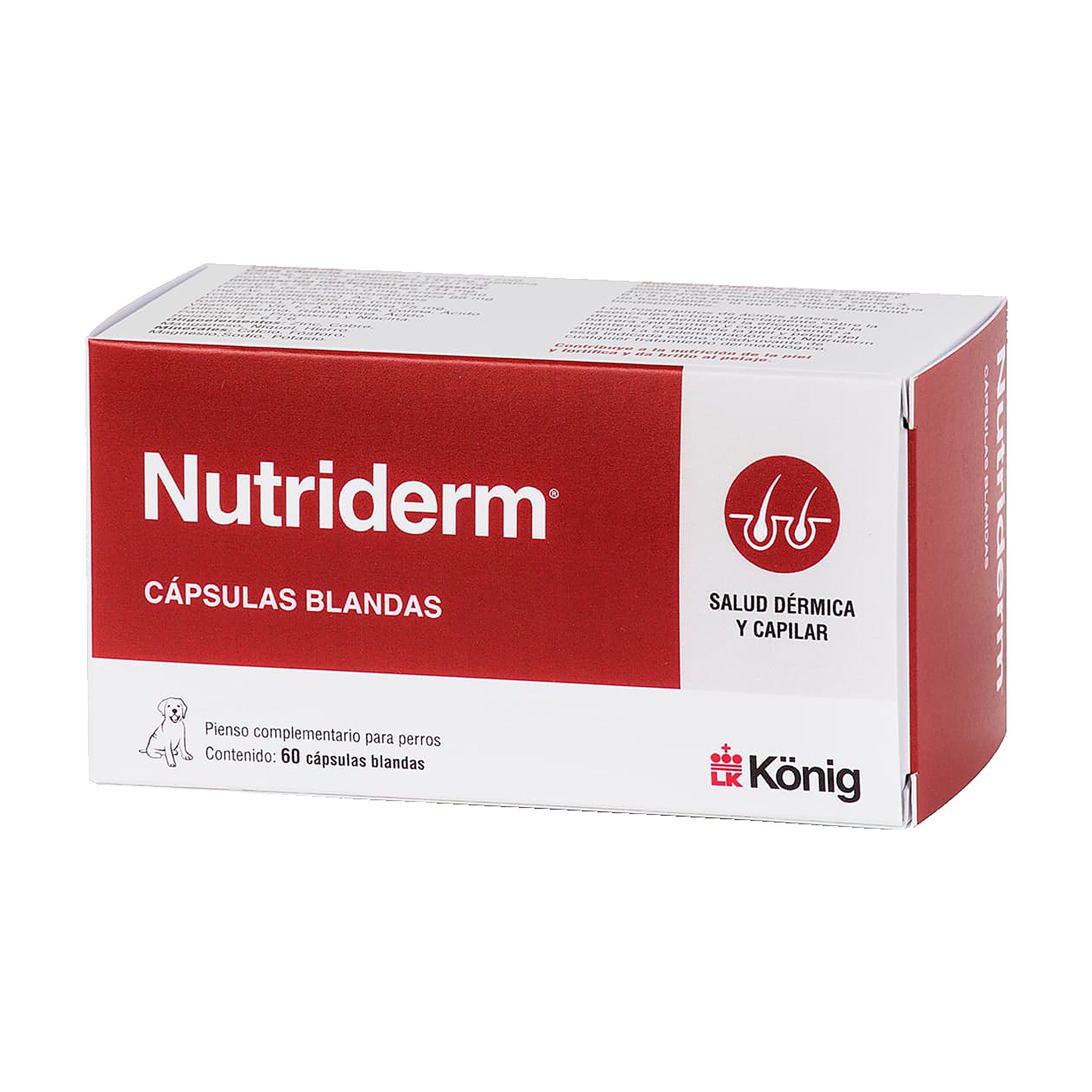 Nutriderm cápsulas de König para la piel y el pelo de los perros Nutriderm cápsulas de König para la piel y el pelo de los perros