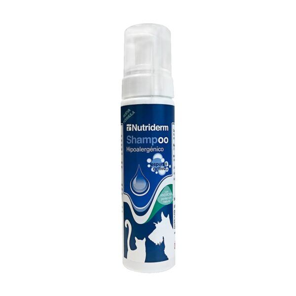 Nutriderm Shampoo hipoalergénico de König para perros y gatos, 200 ml