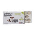 Estuche de Serenex Calm de König, comprimidos para el estrés en perros y gatos