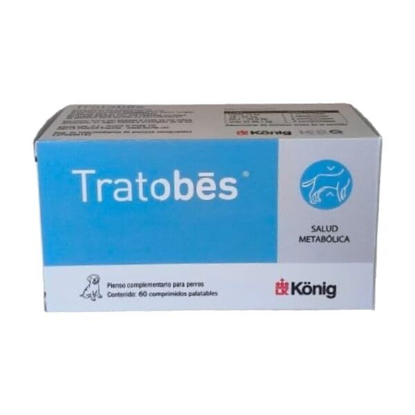 Estuche de Tratobes de König, 60 comprimidos para el control de peso del perro