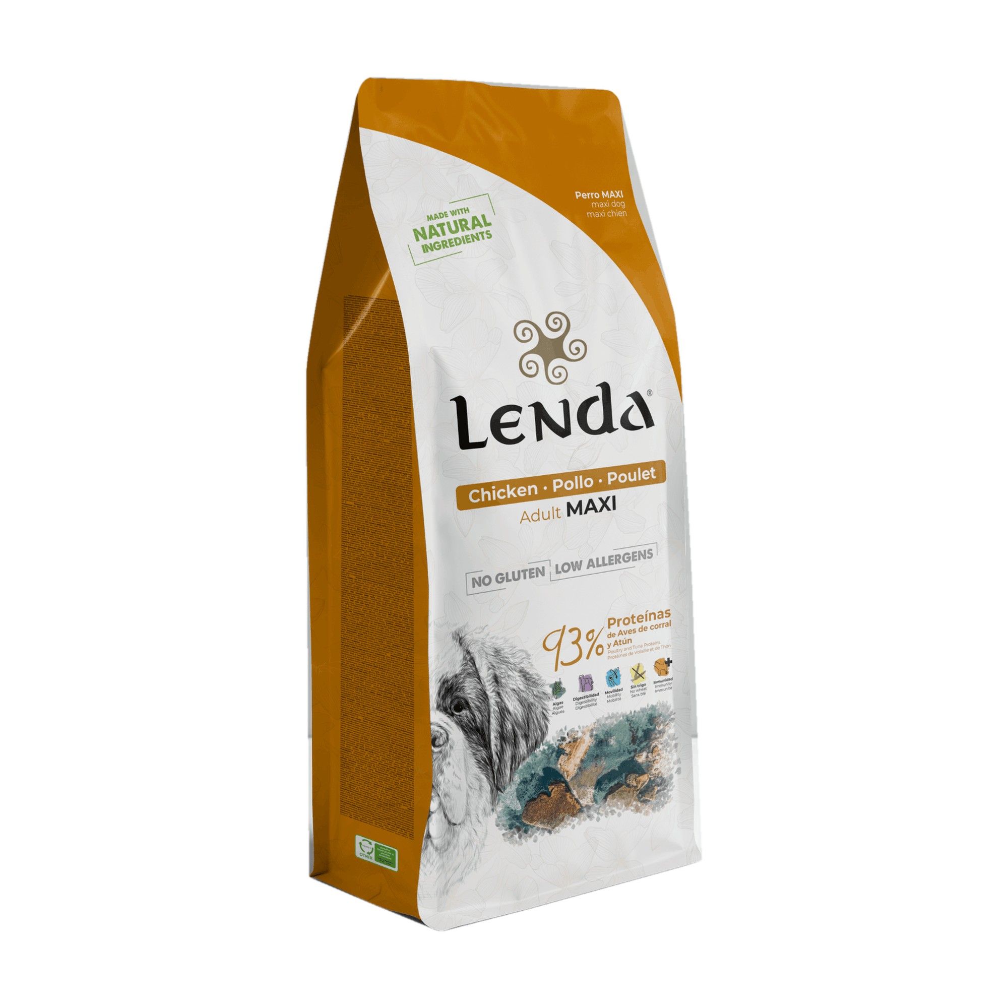 Saco de pienso Lenda Chicken Maxi para perros de razas grandes Saco de pienso Lenda Chicken Maxi para perros de razas grandes