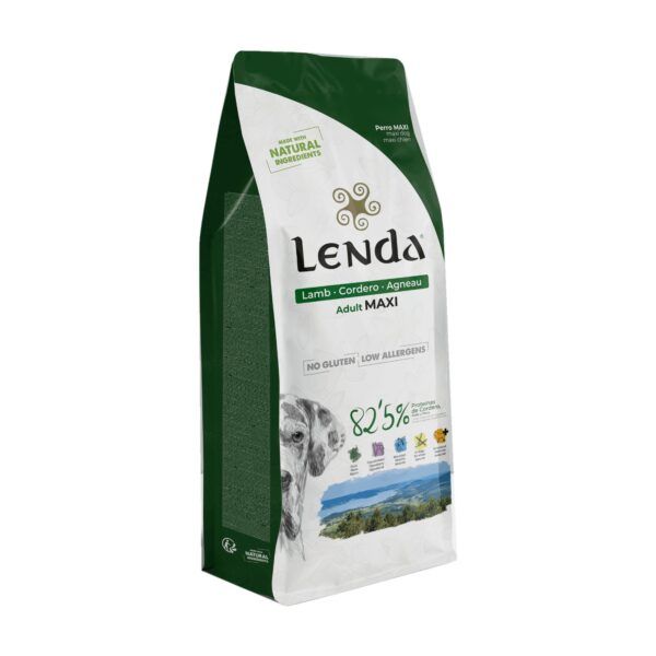 Saco de pienso Lenda Cordero Maxi para perros de razas grandes